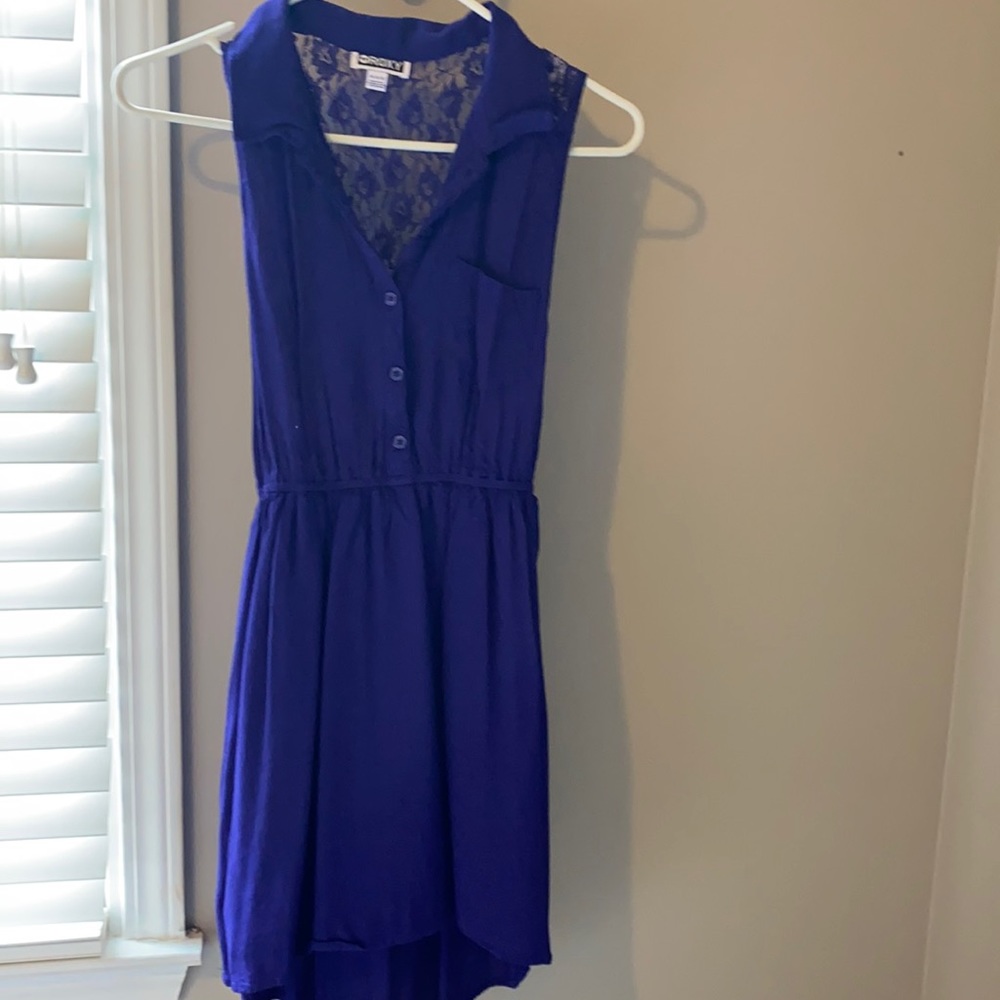High low Roxy lace back dress